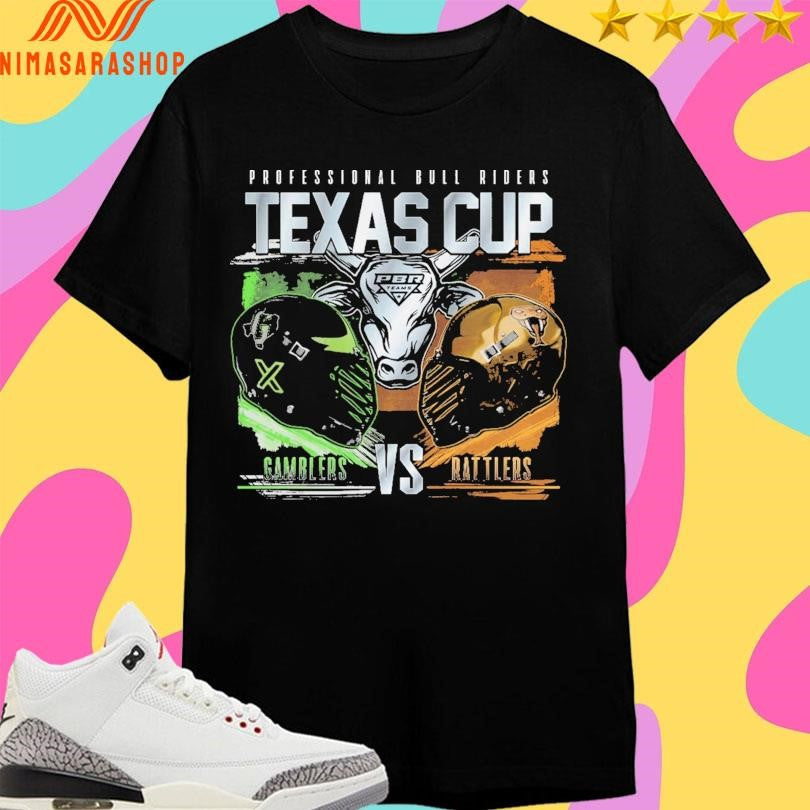 Professional Bull Riders Texas Cup Rivalry Gamblers Vs Rattlers Shirts