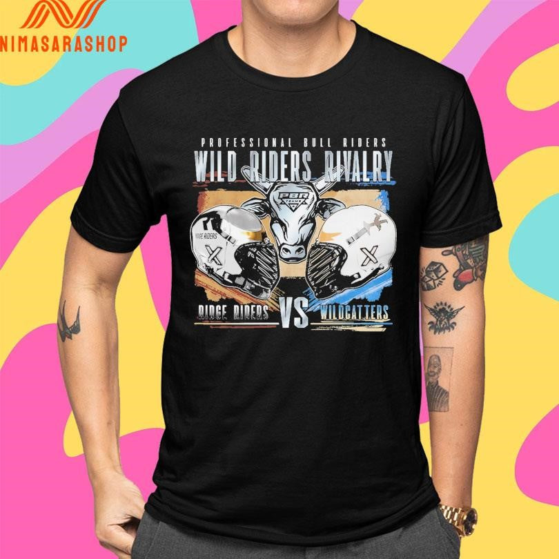 Professional Bull Riders Wild Riders Rivalry Ridge Riders Vs Wildcatters Shirts