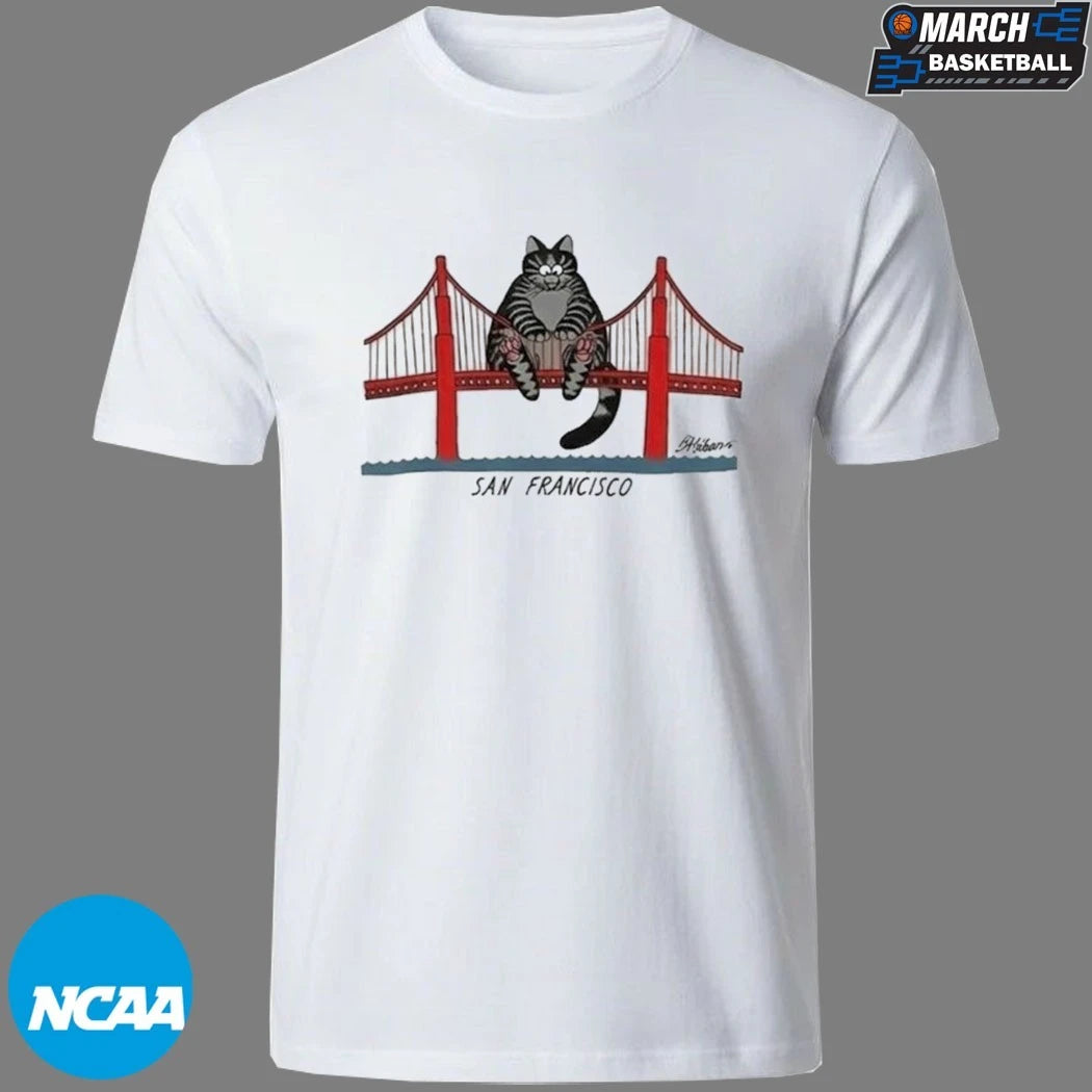 Project Hail Mary Ryan Gosling B Kliban Cat San Francisco Bridge T-Shirts