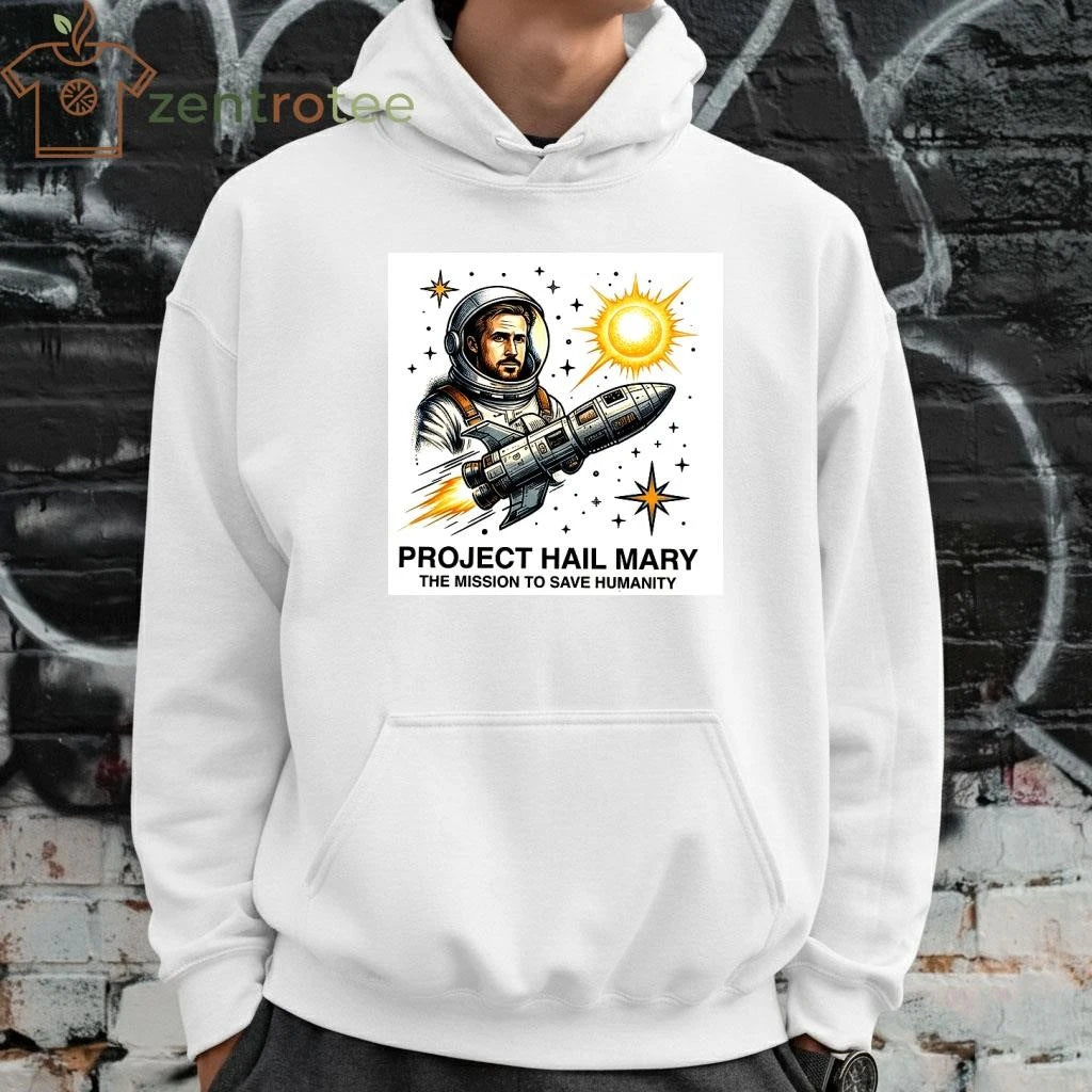 Project Hail Mary Ryan Gosling Movie T-Shirt – Graphic Tee Space Design – NKCTEES