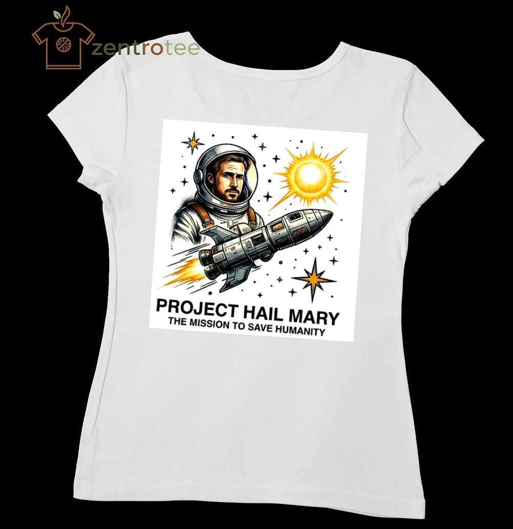 Project Hail Mary Ryan Gosling Movie T-Shirt – Graphic Tee Space Design – NKCTEES