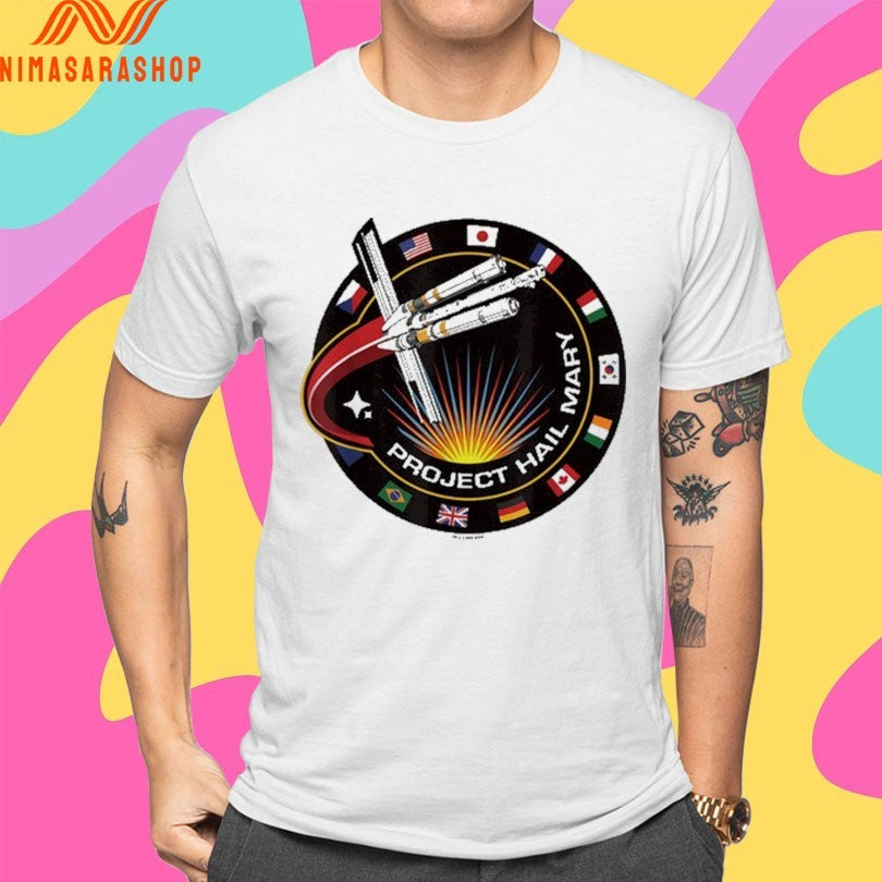 Project Hail Mary Spaceship Mission Badge 2026 Shirts