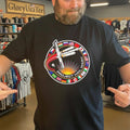 Project Hail Mary Spaceship With Nation Flags Mission Patch T-Shirt