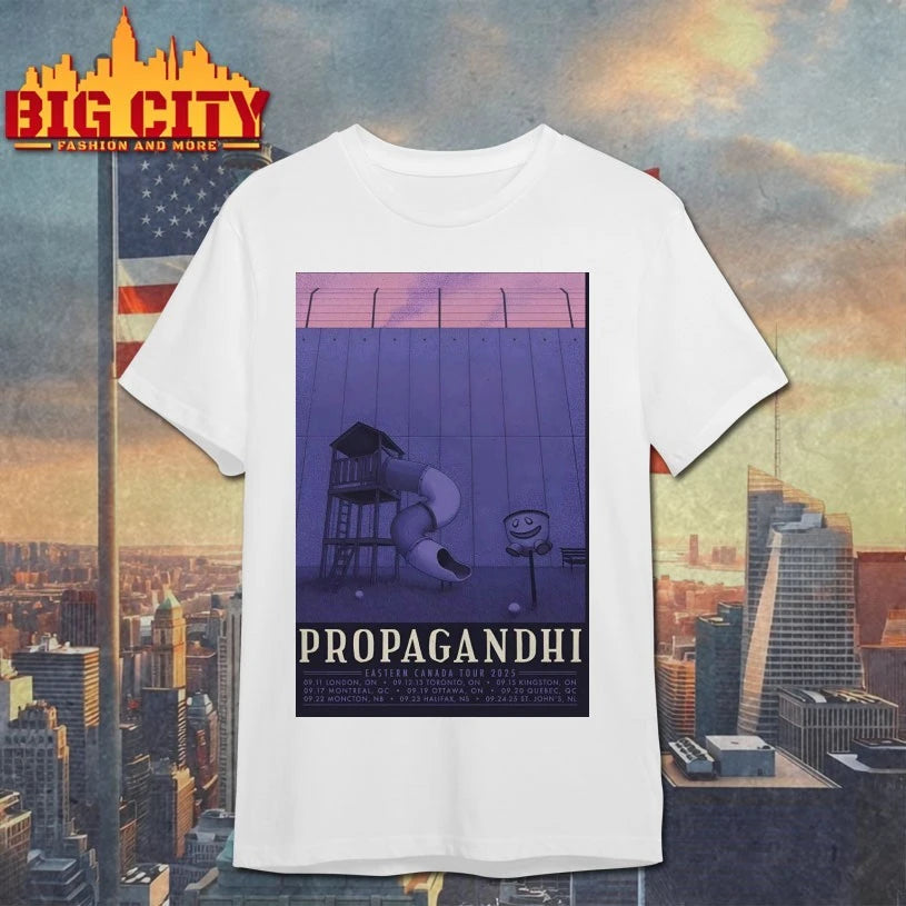Propagandhi Eastern Canada Tour 25 Poster shirt