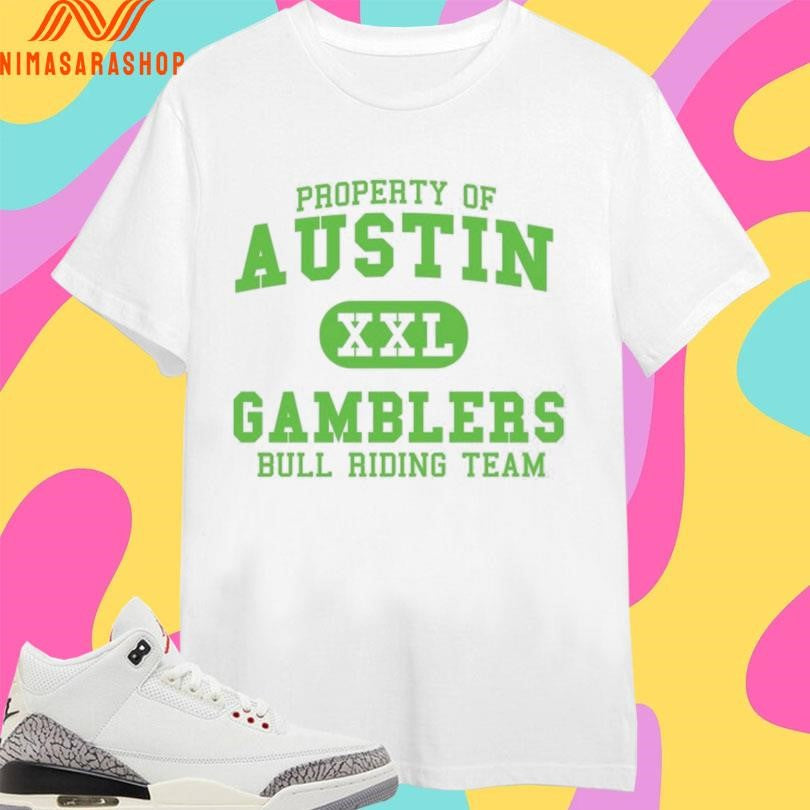 Property Of Austin Gamblers Bull Riding Team XXL Shirts