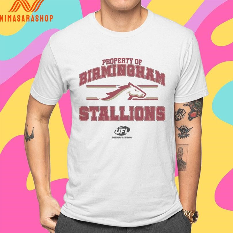 Property Of Birmingham Stallions UFL Shirts