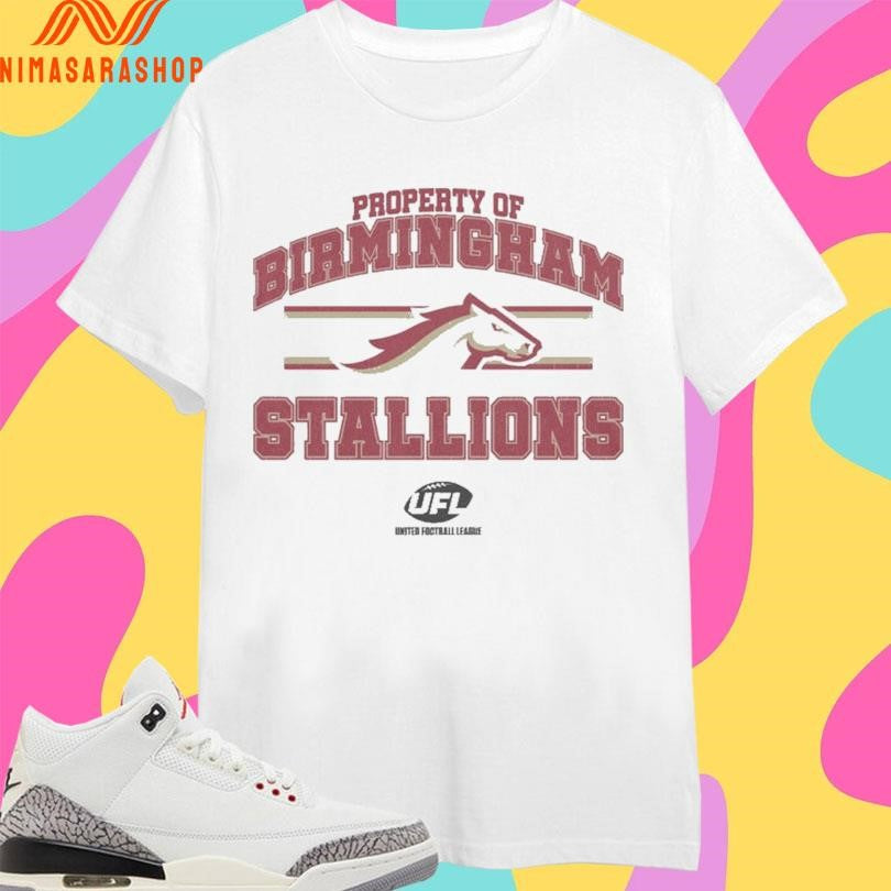 Property Of Birmingham Stallions UFL Shirts