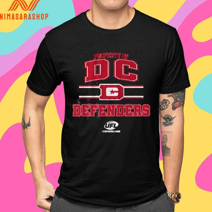 Property Of Dc Defenders UFL Shirts