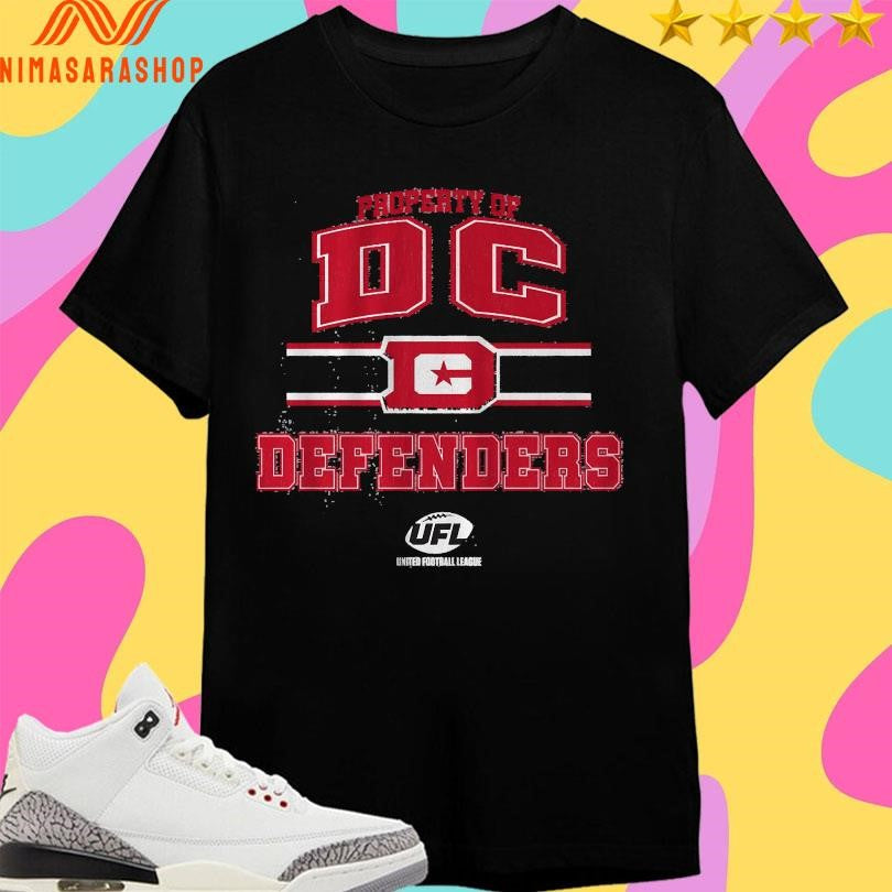 Property Of Dc Defenders UFL Shirts
