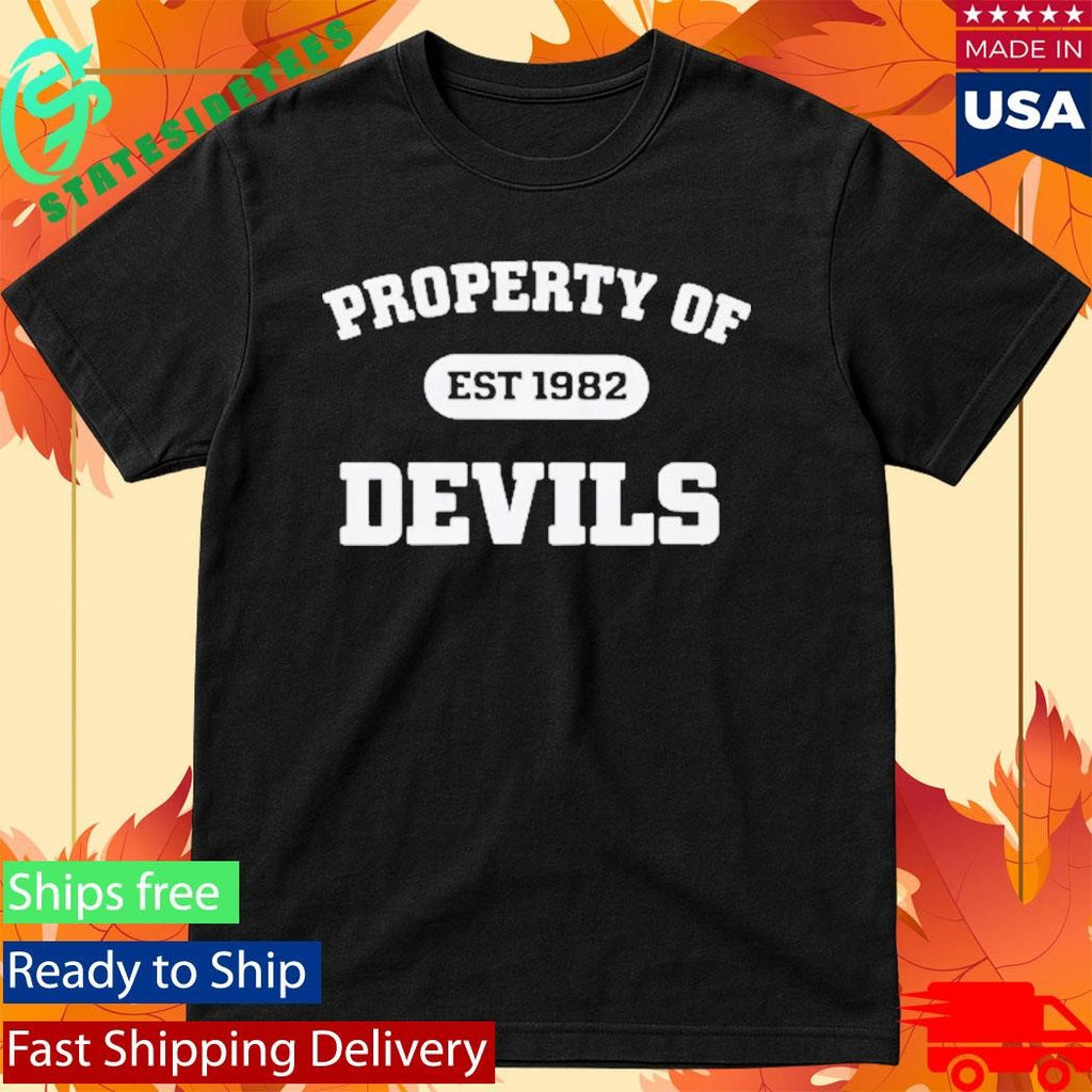 Property Of Devils Est 1982 Shirt