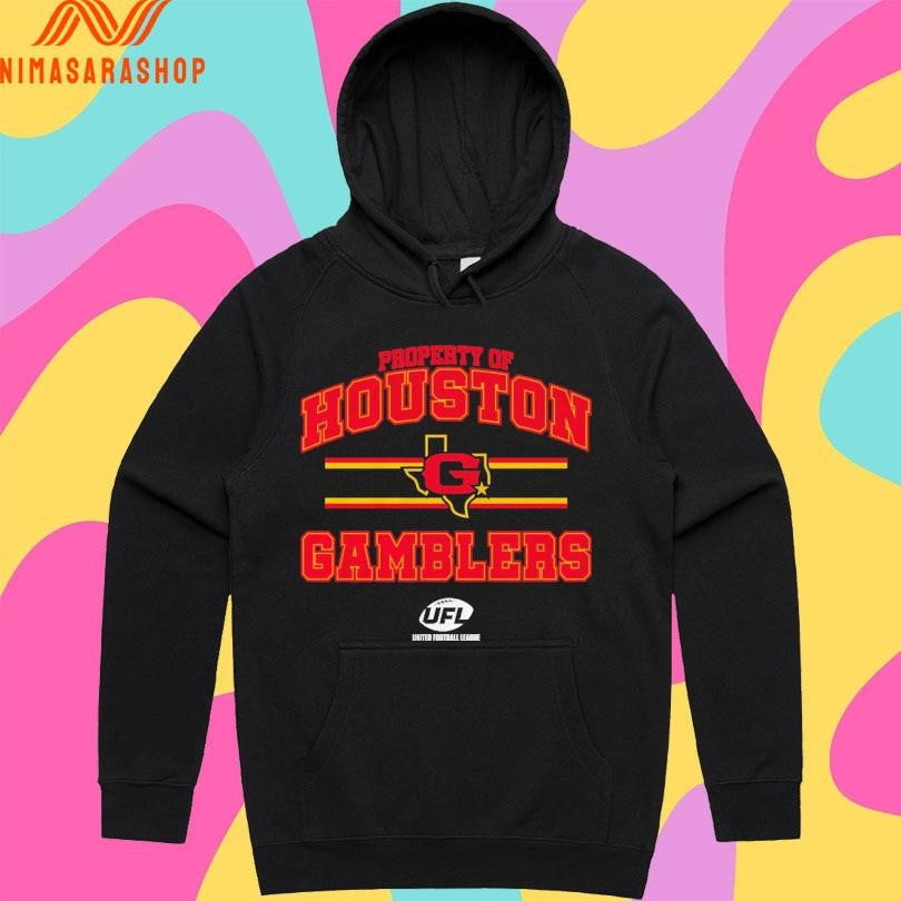 Property Of Houston Gamblers UFL Shirts