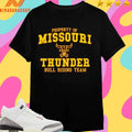 Property Of Missouri Thunder Bull Riding Team Shirts