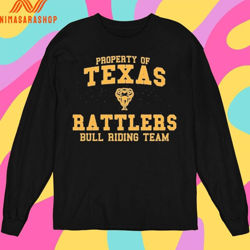 Property Of Texas Rattlers Bull Riding Team Shirts