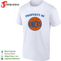 Property of New York Knicks basketball logo shirt