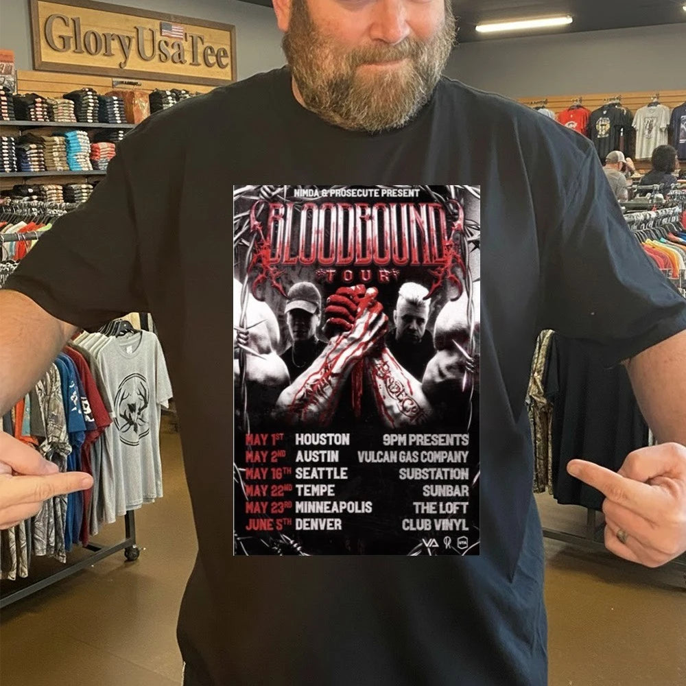 Prosecute The Bloodbound Tour 2026 Poster Shirt