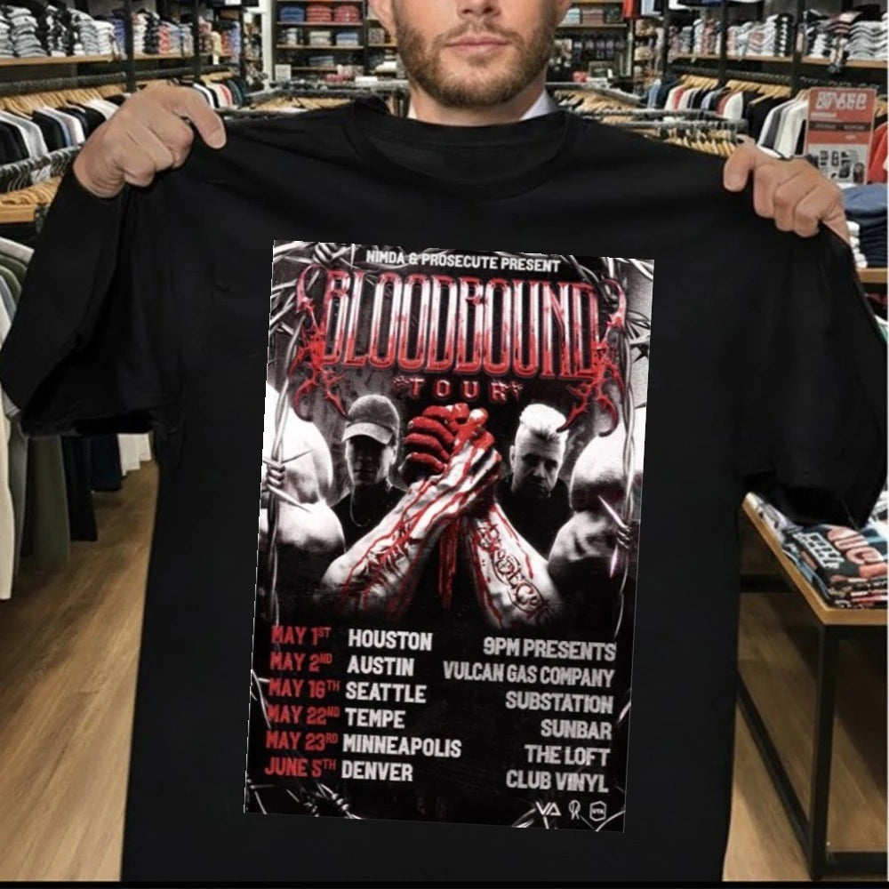 Prosecute The Bloodbound Tour 2026 Poster Shirt