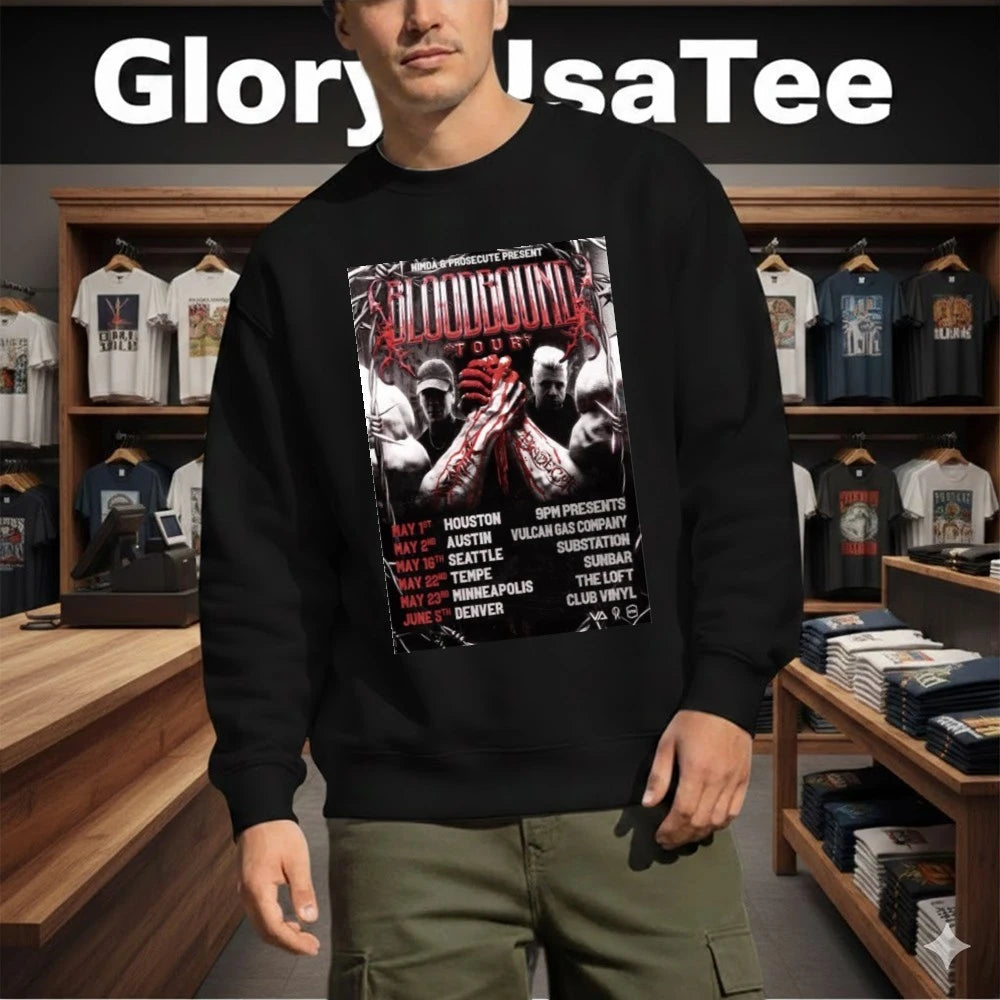 Prosecute The Bloodbound Tour 2026 Poster Shirt