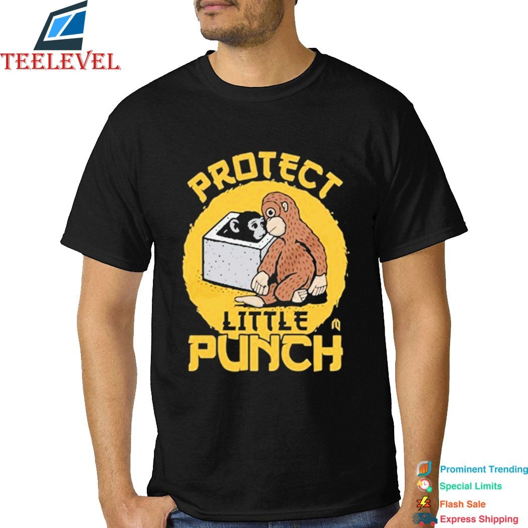 Protect Little Punch Monkey T-shirts
