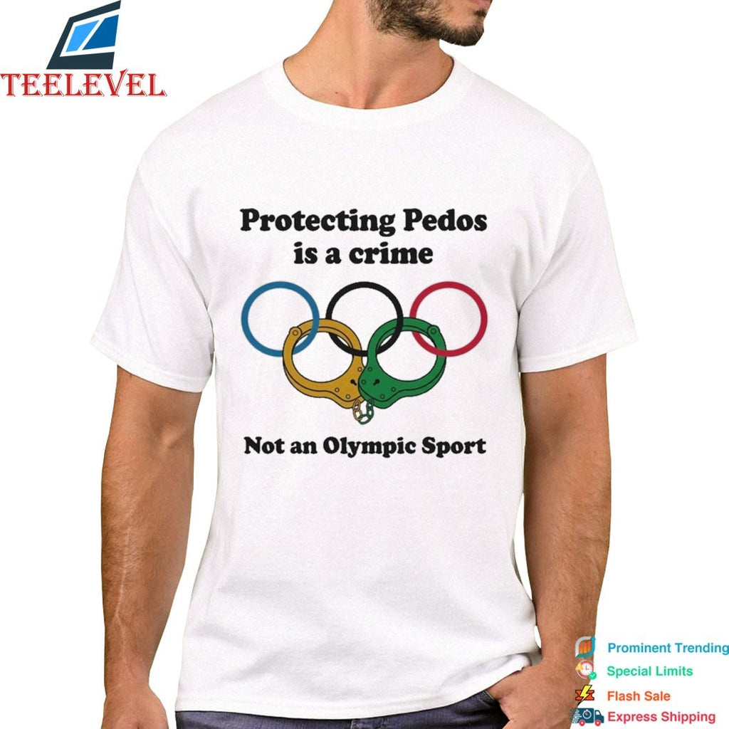 Protecting Pedos Is A Crime Not An Olympic Sport Handcuff T-Shirts