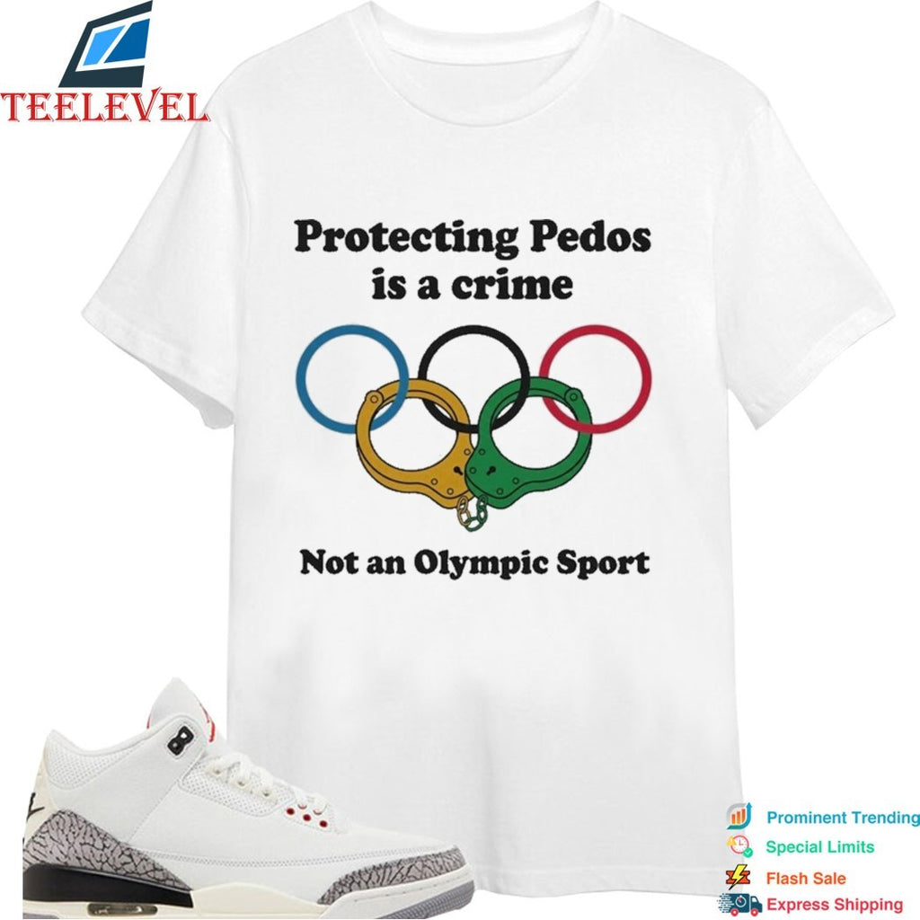 Protecting Pedos Is A Crime Not An Olympic Sport Handcuff T-Shirts