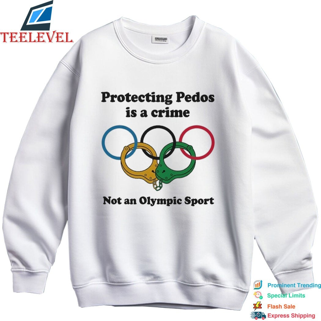 Protecting Pedos Is A Crime Not An Olympic Sport Handcuff T-Shirts