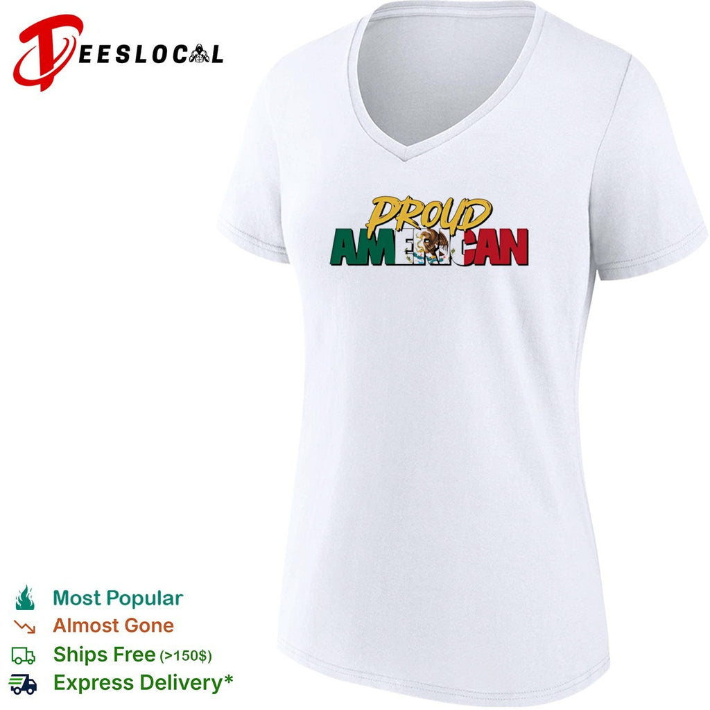 Proud American Mexico eagle flag patriotic shirt
