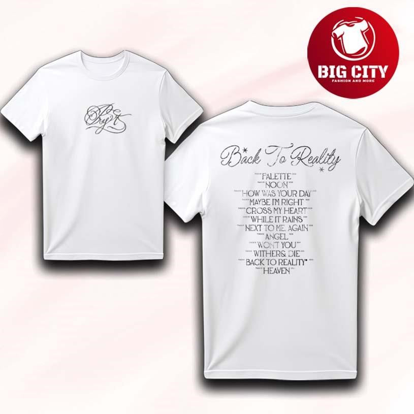 Pryvt Back To Reality Two Sided Shirt