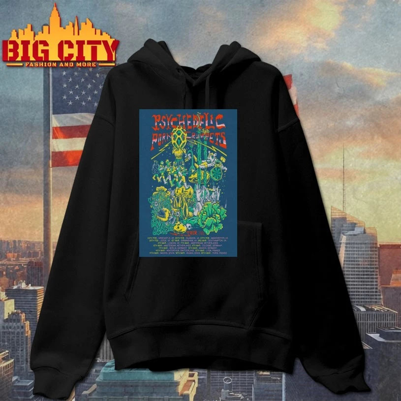 Psychedelic Porn Crumpets Rock Band Poster shirt