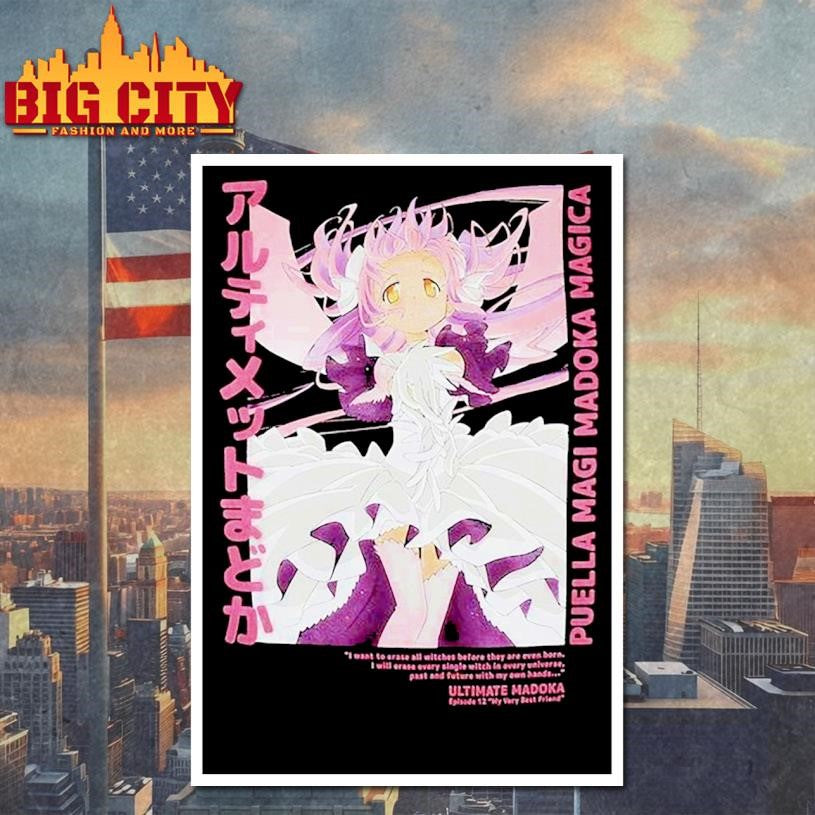 Puella Magi Madoka Magica Ultimate Madoka Glitter Shirt