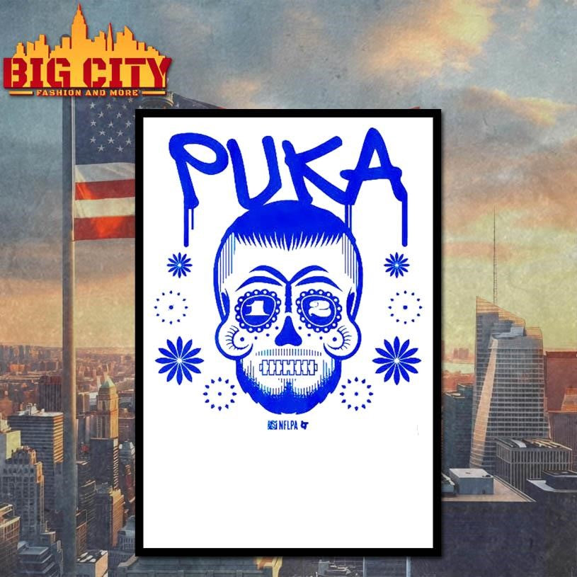 Puka Nacua Sugar Skull Remix Shirt