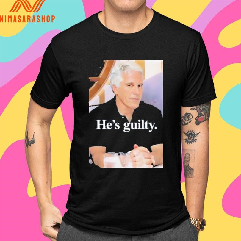 Pump Wearing He’s Guilty Island Shirts