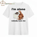 Punch Baby Monkey and Toy I’m Alone Nobody Care Me shirt