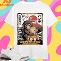 Punch Macaque Monkey 2026 Japanese Streetwear Graphic Shirts