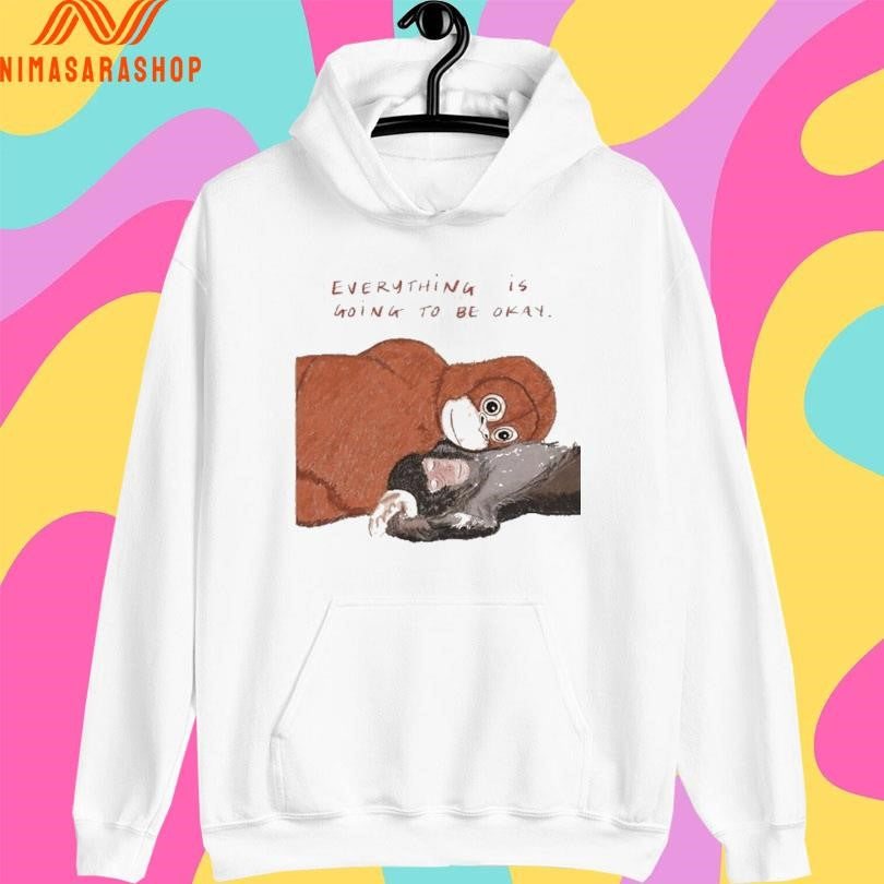 Punch Monkey Viral Everything Is Going To Be Okay Shirts