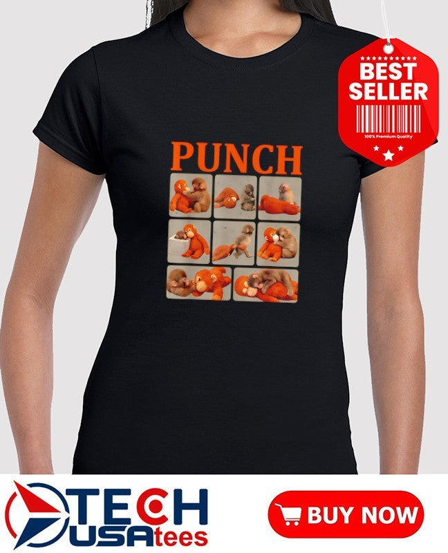 Punch Monkey graphic shirt