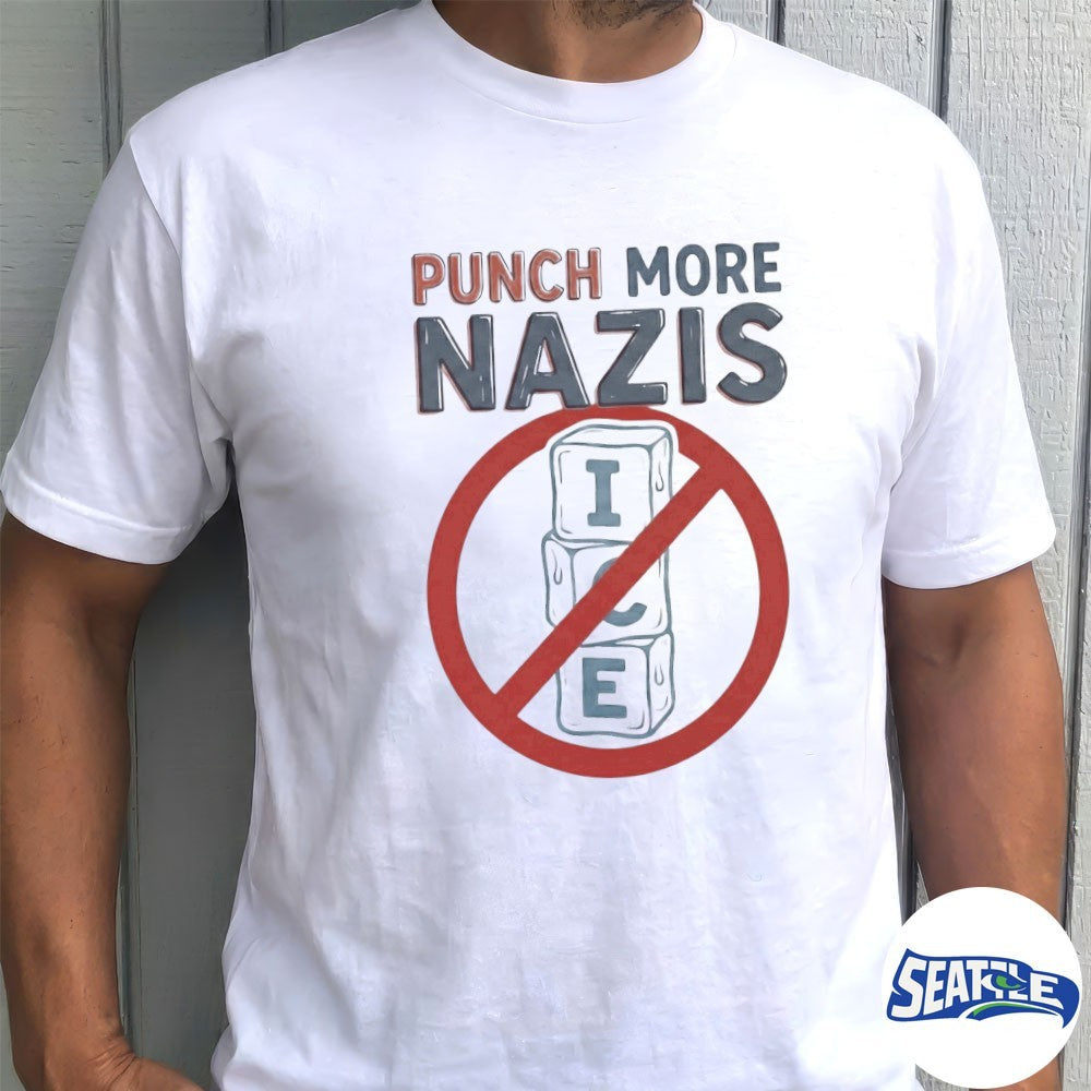 Punch More Nazis Anti ICE Anti Fascist – Best Funny 2026 shirt