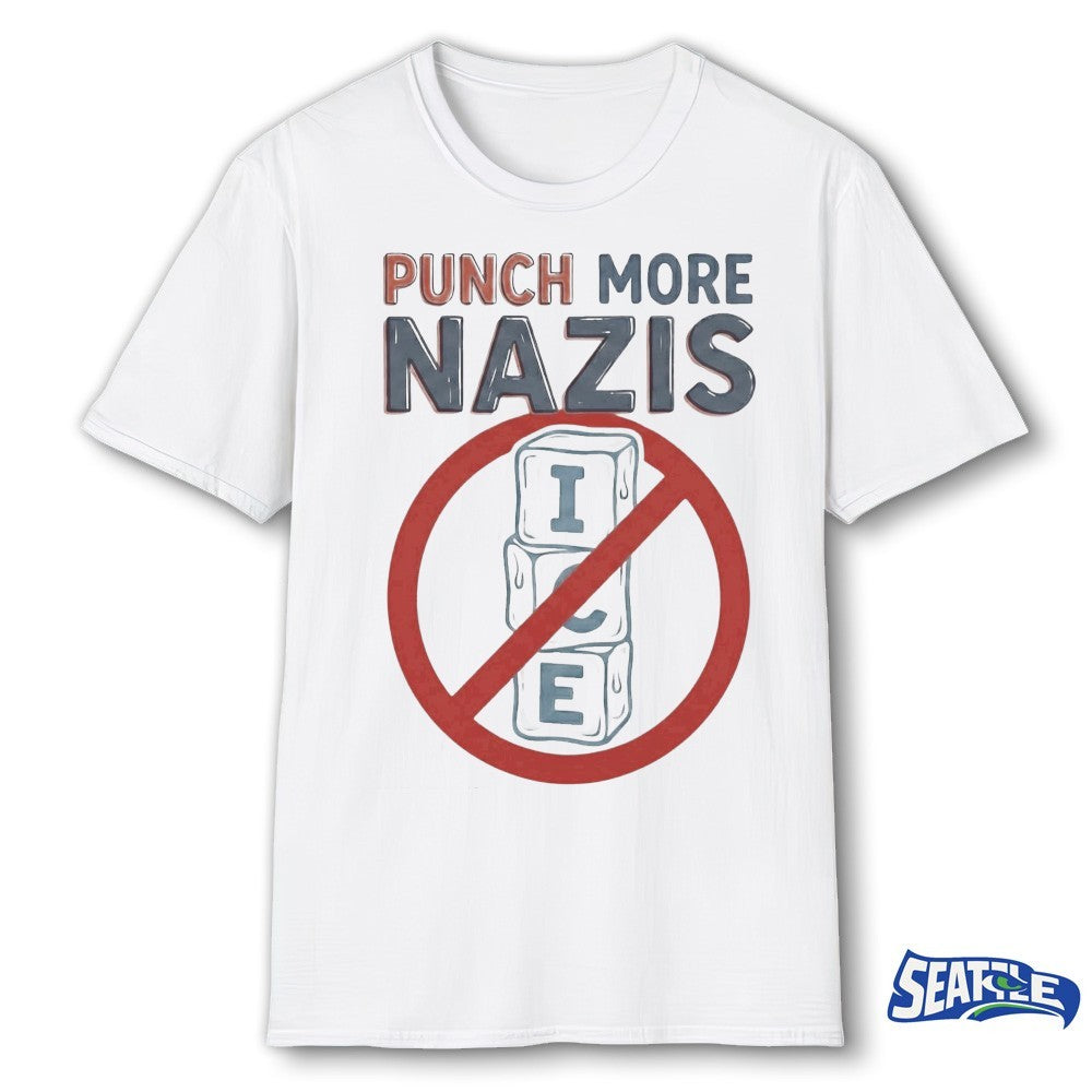 Punch More Nazis Anti ICE Anti Fascist – Best Funny 2026 shirt