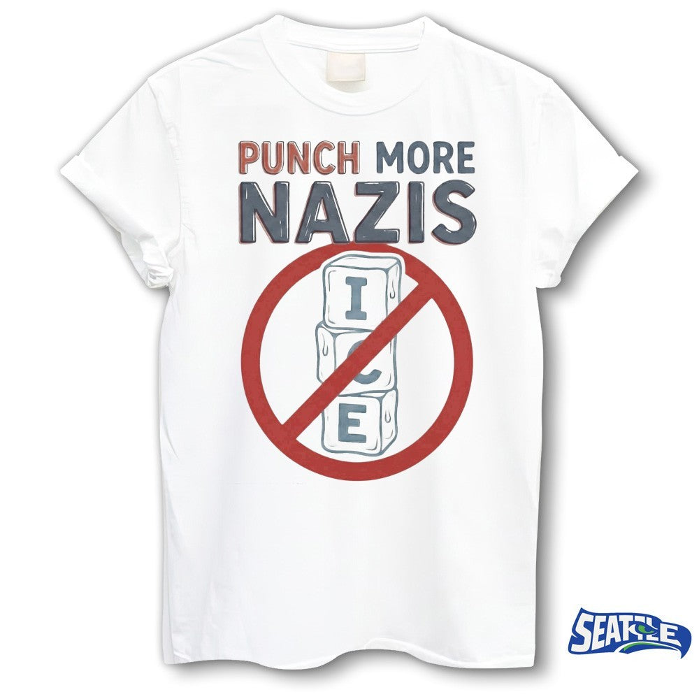 Punch More Nazis Anti ICE Anti Fascist – Best Funny 2026 shirt
