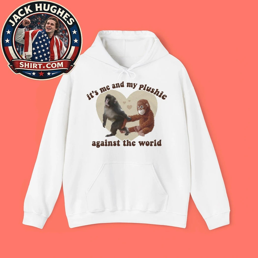 Punch The Monkey Plushie It’s Me And My Plushie Against The World Shirt