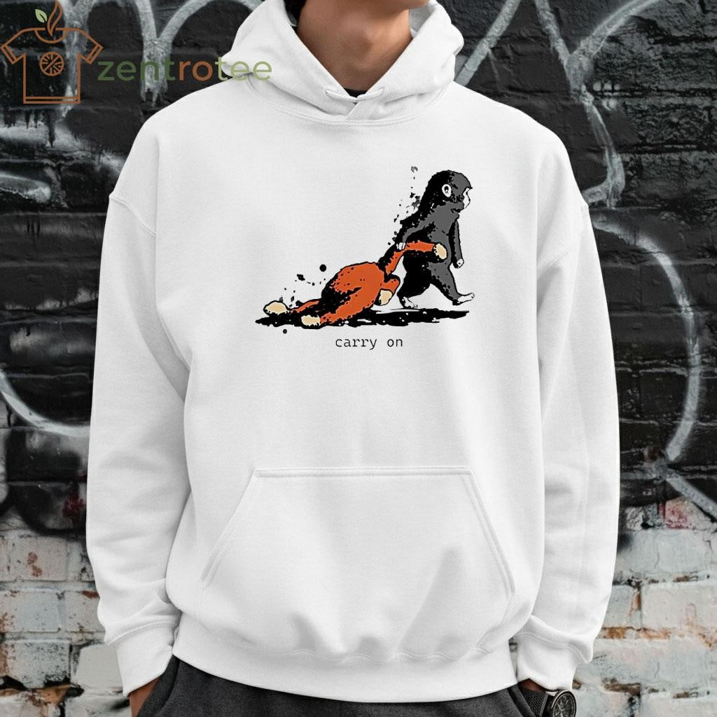 Punch The Monkey with toy carry on shirt