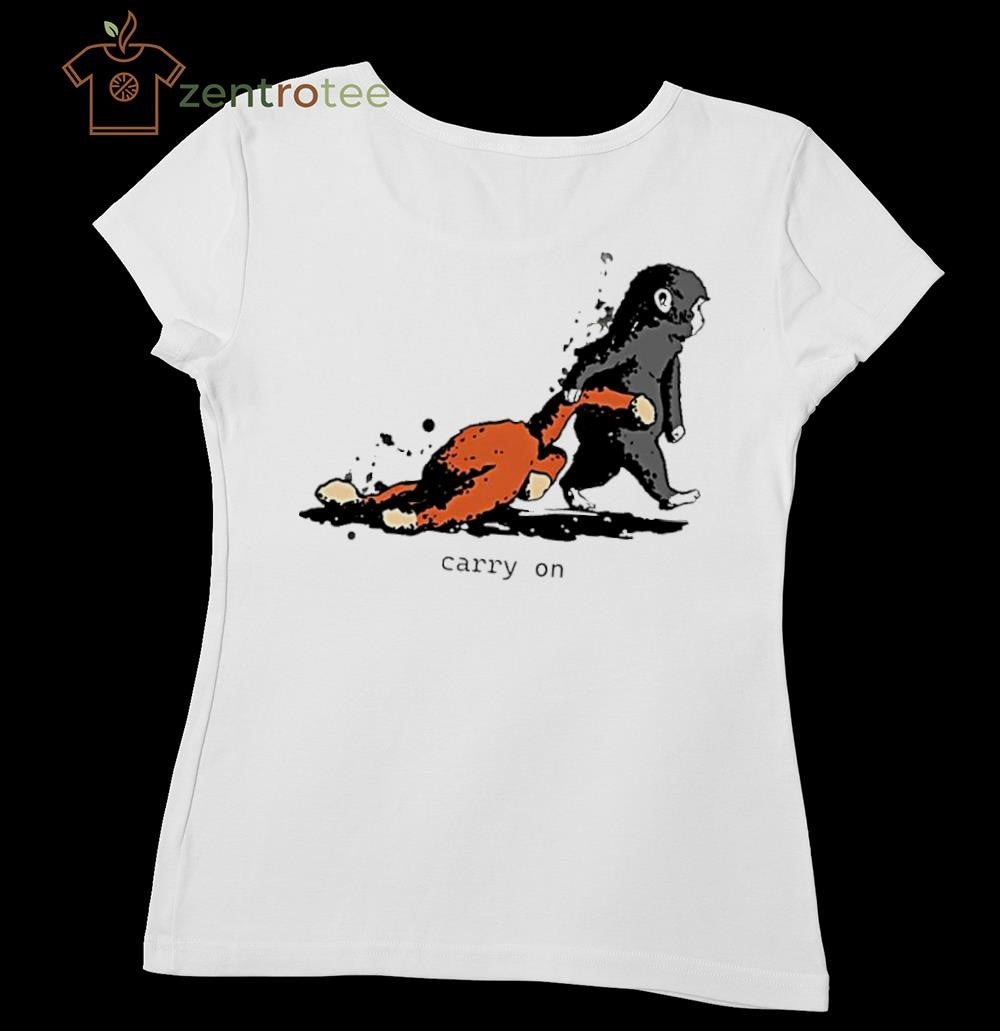 Punch The Monkey with toy carry on shirt