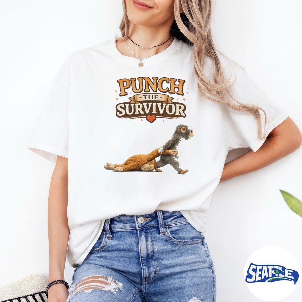 Punch The Survivor Funny Panchi Punch The Monkey 2026 shirt
