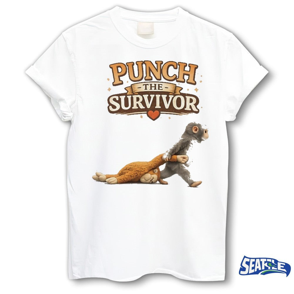 Punch The Survivor Funny Panchi Punch The Monkey 2026 shirt
