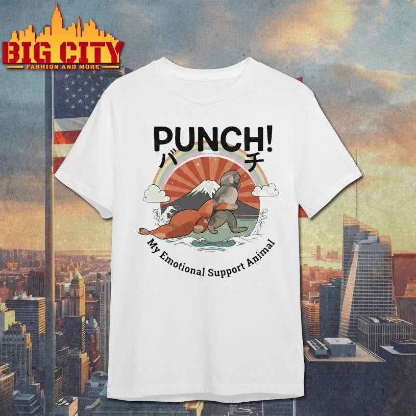 Punch the Monkey Japanese Style Shirt
