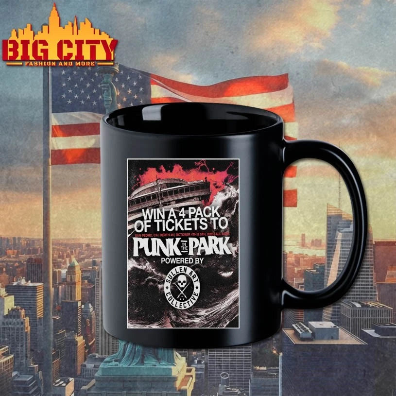 Punk In The Park Oct 4-5 2025 Berth 46 in San Pedro, CA Poster shirt