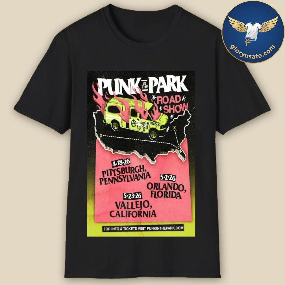 Punk In The Park Pittsburgh Orlando Vallejo Show 2026 Poster Shirt