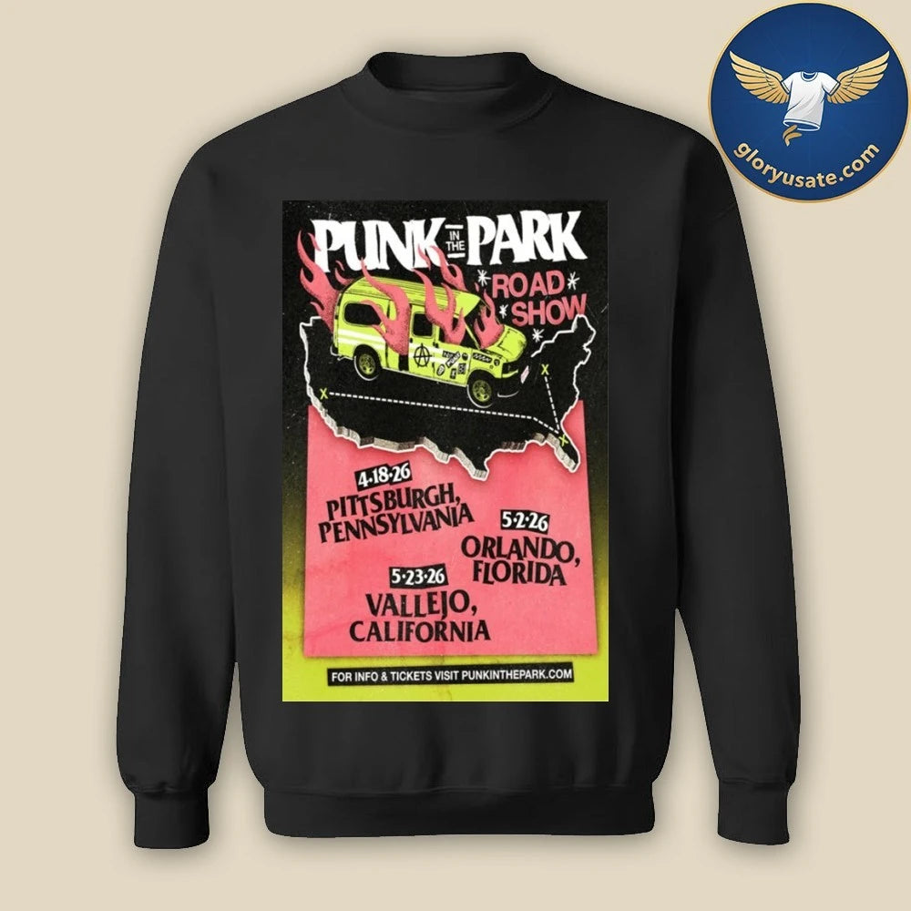Punk In The Park Road Shows 2026 Poster Shirt