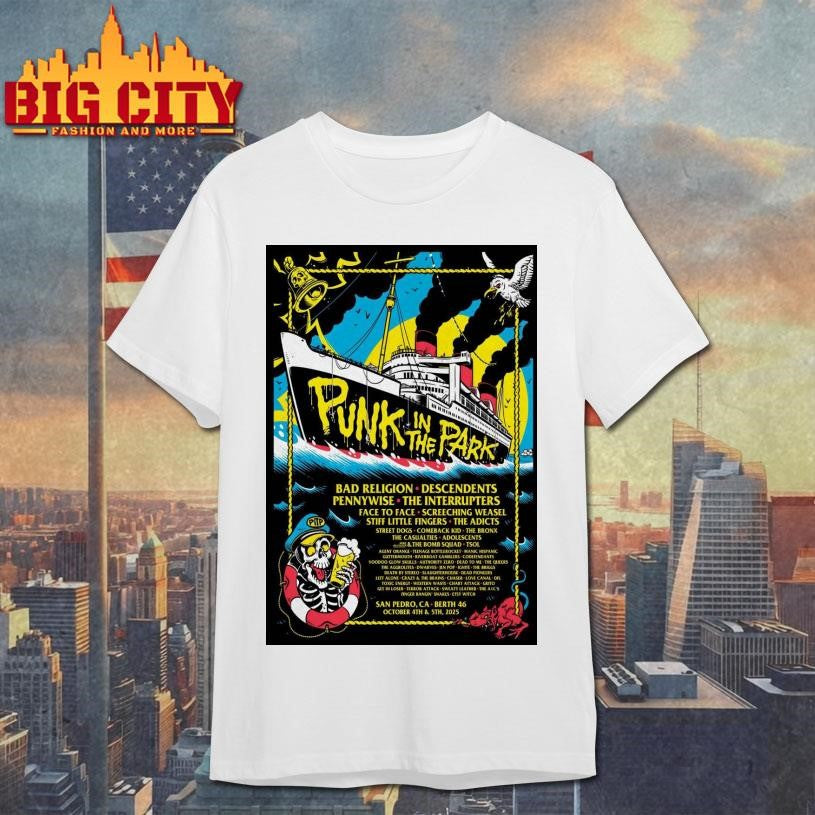 Punk In The Park San Pedro CA October 4-5 2025 Poster Shirt