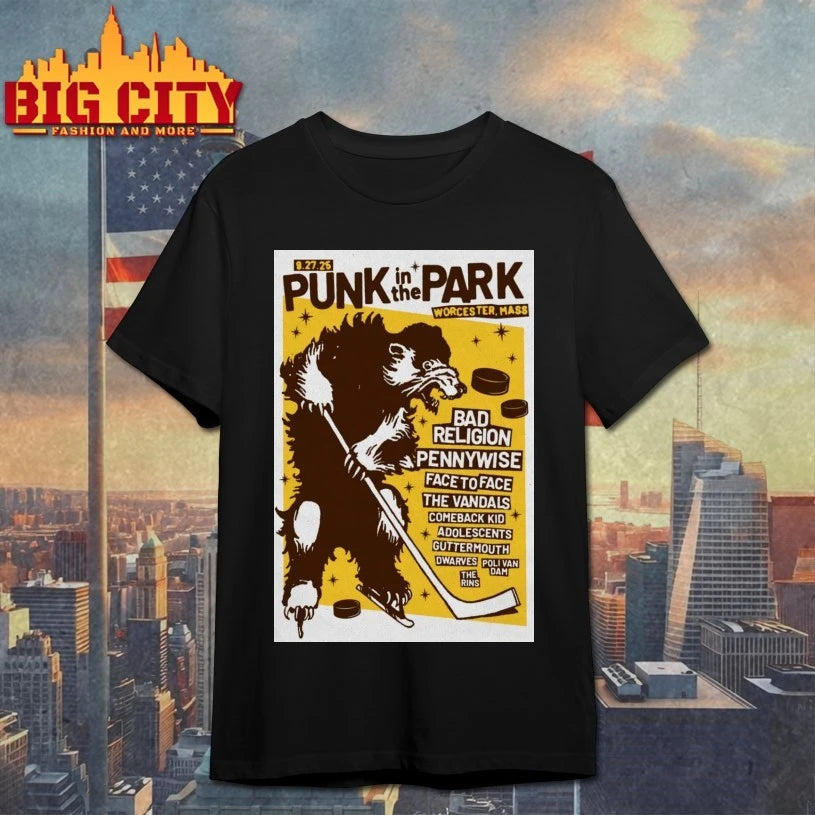 Punk In The Park Worcester Mass Sept 27 2025 Poster shirt