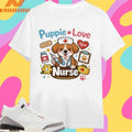 Puppie Love Nurse Shirts Dog And Medical Shirts